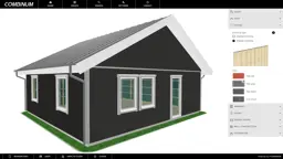 Example user interface from a garage configurator made with Combinum CPQ.